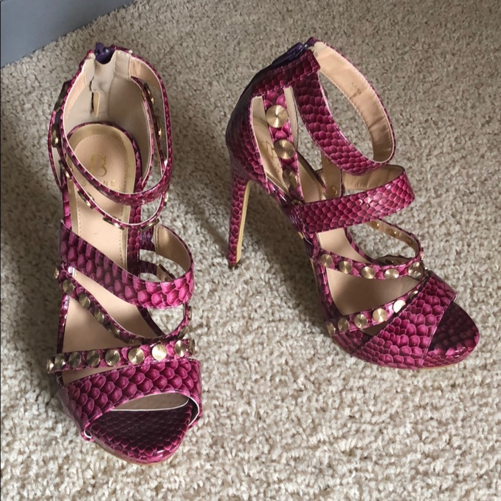 “Scene” Pink/Purple Heels
